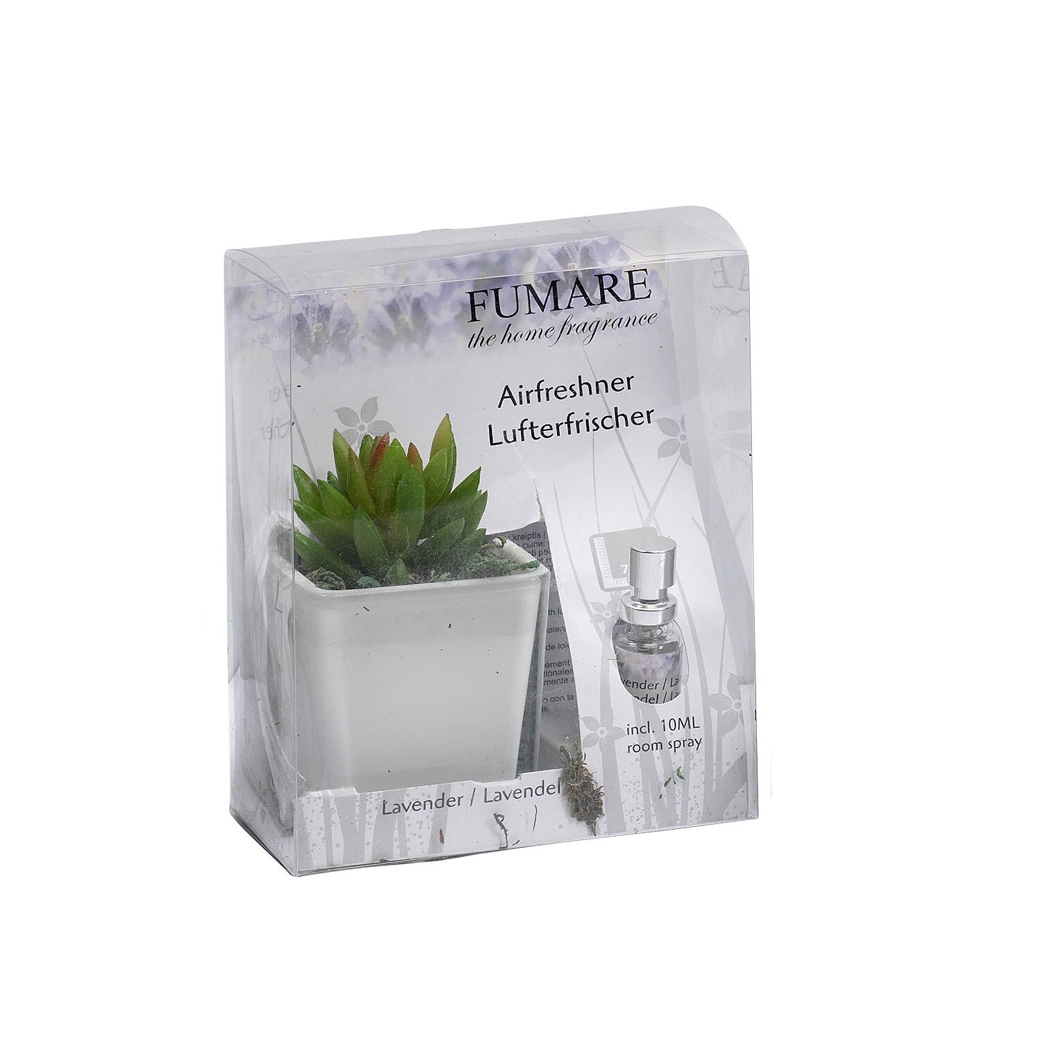 Set planta artificiala + odorizant, aroma Lavanda