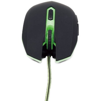 Mouse optic Gembird MUSG-001-G, Gaming, 2400 dpi, Verde