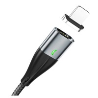 cablu cu conector magnetic topk usb-c incarcare rapida lightning 1 m 3a gri imagen 38_0_
0