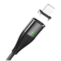 cablu cu conector magnetic topk incarcare rapida lightning 1 m 3a 8 pin negru imagen 39_0_
0