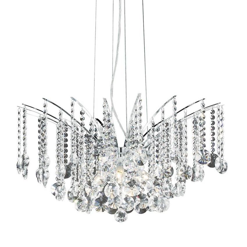 Lustra,Audi SP8,IDEAL LUX,metal,cristal ,crom