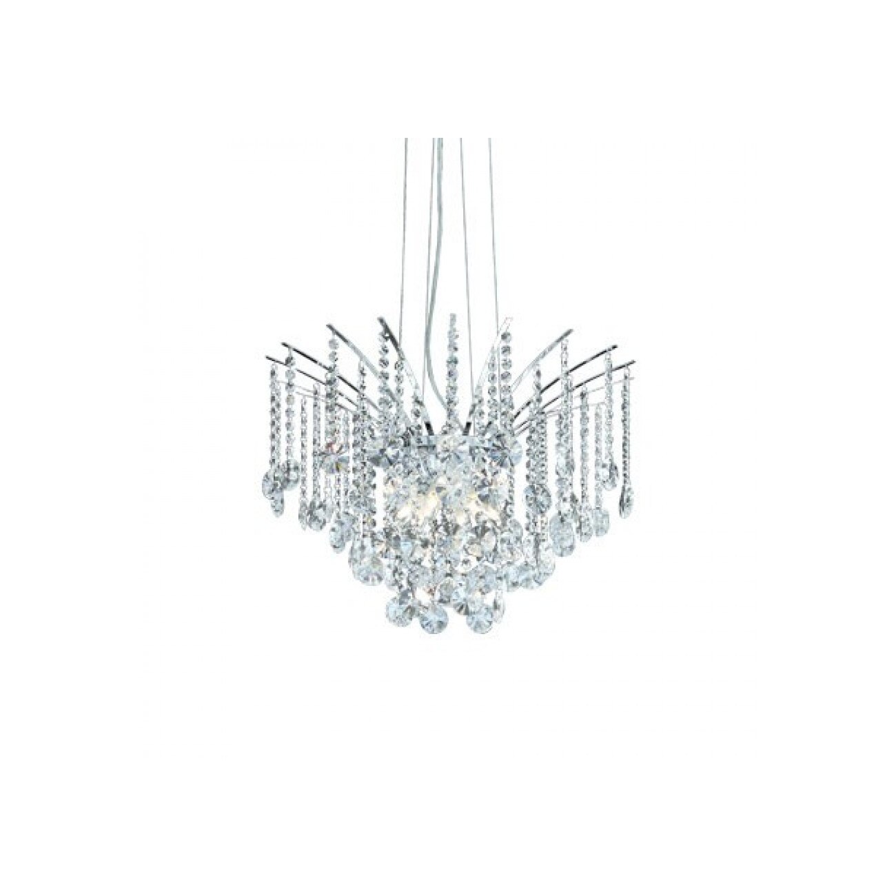 Lustra,Audi SP6,IDEAL LUX,metal,cristal ,crom