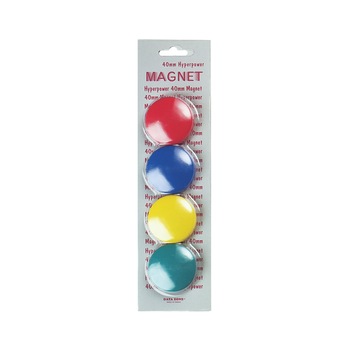 Set magneti Ecobra rotunzi, 4 buc/set Set magneti Ecobra rotunzi, 4 buc/set