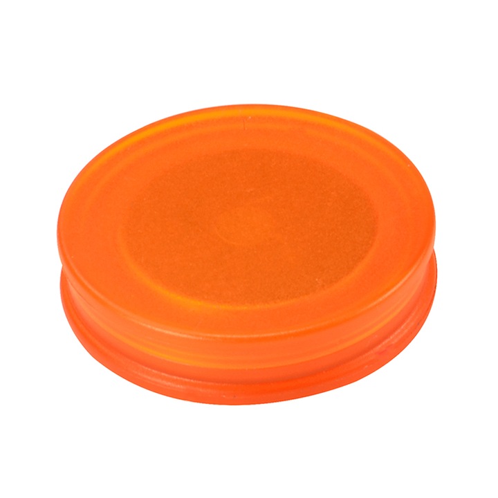 Комплект магнити Ecobra, кръгли неодимови, 25x6 mm, 4 бр./компл., полупрозрачни оранжеви