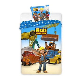 Lenjerie de pat, Bob the builder, 160 x 200 cm Lenjerie de pat, Bob the builder, 160 x 200 cm