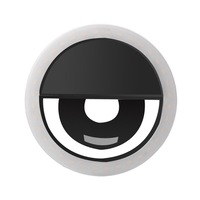 selfie ring light led uslion pentru telefon mobil smartphone tableta lumina cu led acumulator si cablu usb incarcare prin micro usb 5v model negru imagen 25_0_
0