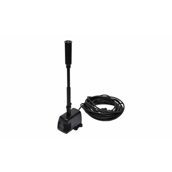 Pompa pentru fantana cu 3 duze, vidaXL, Plastic 1000 l/h, Negru Pompa pentru fantana cu 3 duze, vidaXL, Plastic 1000 l/h, Negru