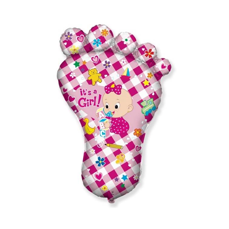 Balon folie figurina, talpa, It's a Girl!, Roz