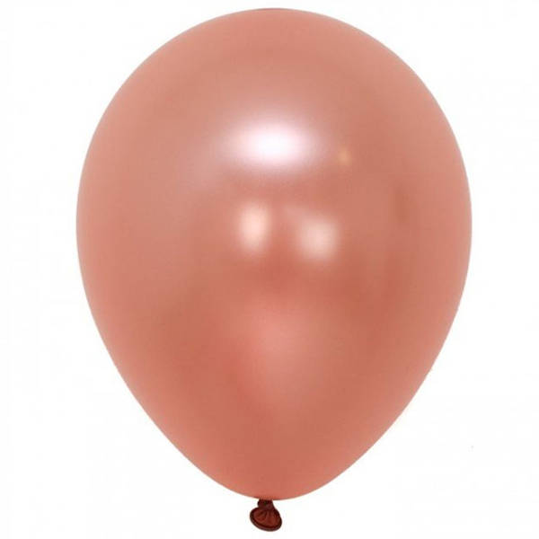 Set 25 Baloane latex sidefate 30 cm, Rose Gold 71, Gemar GM110.71