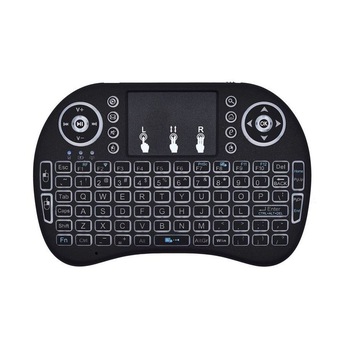 Tastatura Wireless i8 Air Mouse iluminata 3 culori cu Touchpad pentru TV Box si Mini PC, Android OS, Smart TV, PC, Laptop Tastatura Wireless i8 Air Mouse iluminata 3 culori cu Touchpad pentru TV Box si Mini PC, Android OS, Smart TV, PC, Laptop