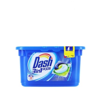 Detergent capsule Dash 3in1 pods Regular, 11 capsule Detergent capsule Dash 3in1 pods Regular, 11 capsule