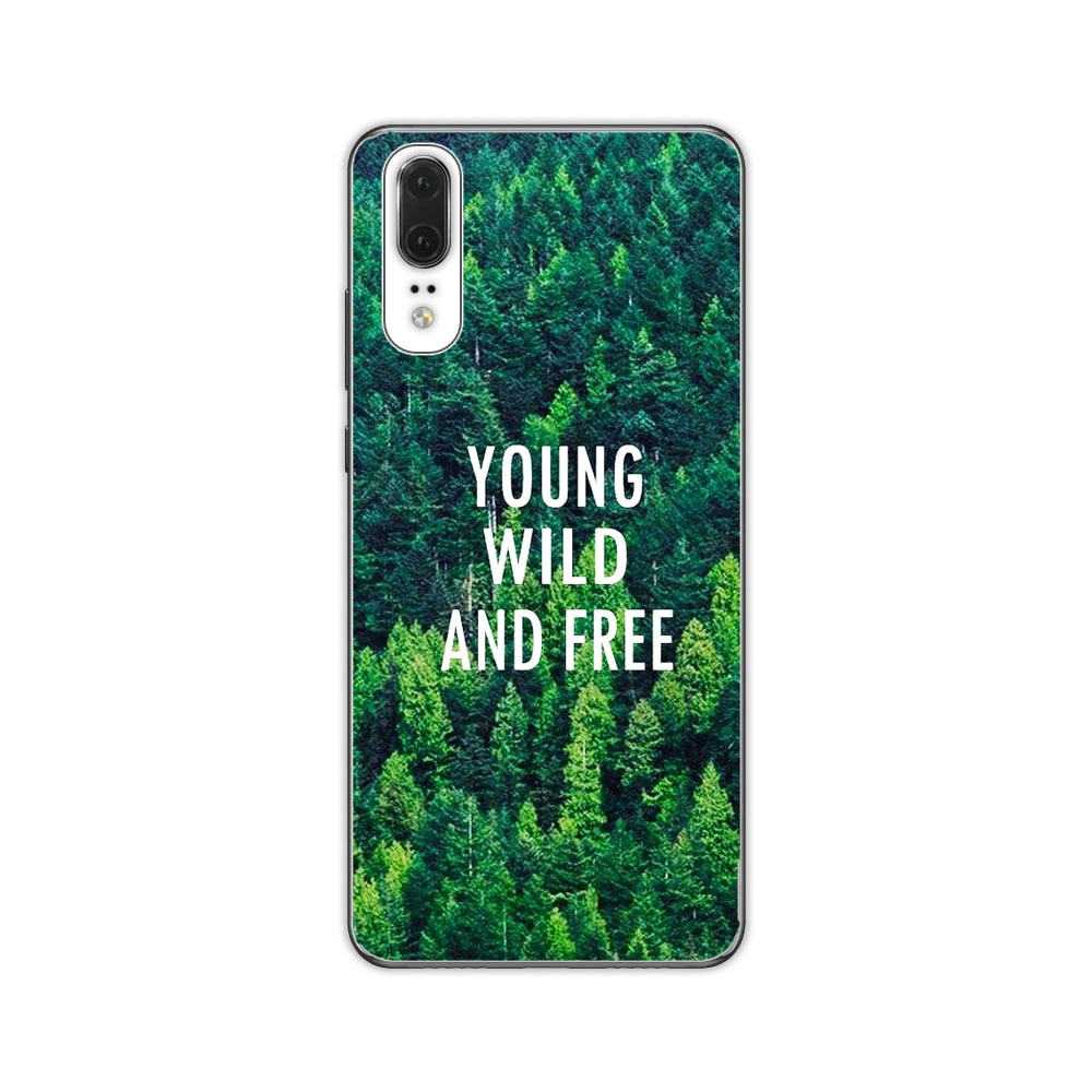 Husa Huawei P20 Silicon Gel Tpu Model Wild and Free Multicolor