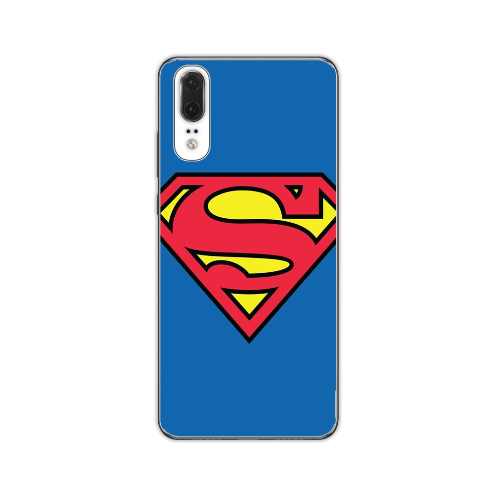 Husa Huawei P20 Silicon Gel Tpu Model Superman Multicolor