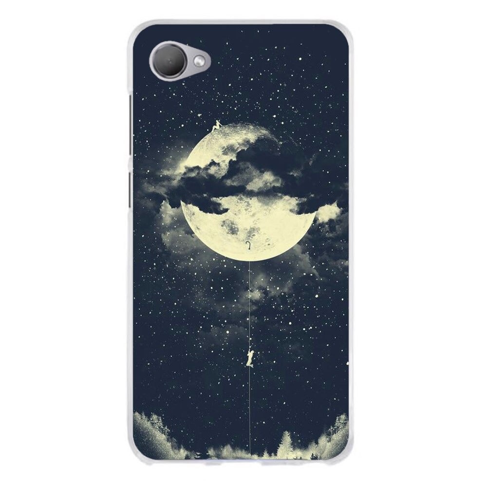 Husa HTC Desire 12 Silicon Gel Tpu Model Moon Climbing Multicolor