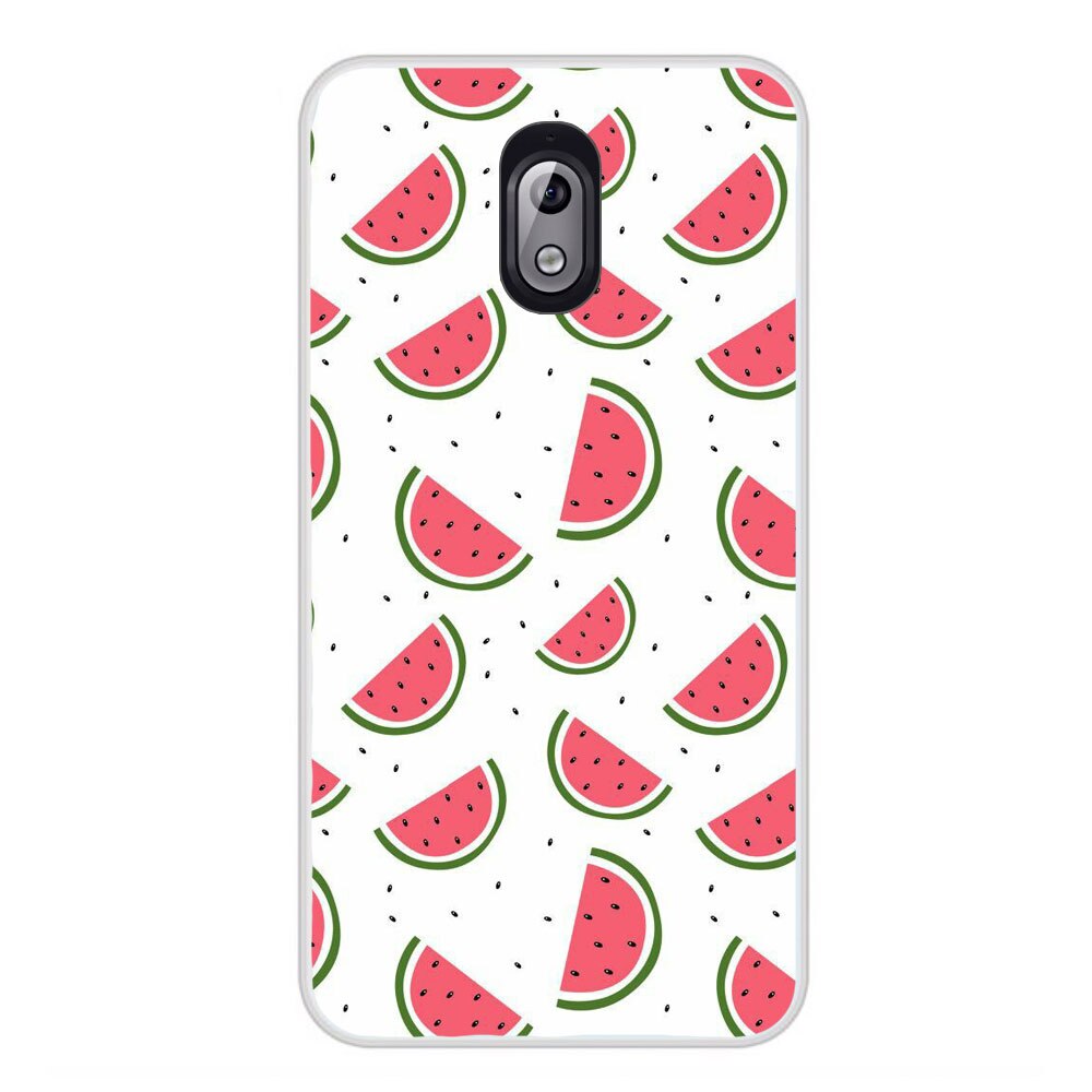 Husa Nokia 3.1 2018 Silicon Gel Tpu Model Watermelons Pattern Multicolor