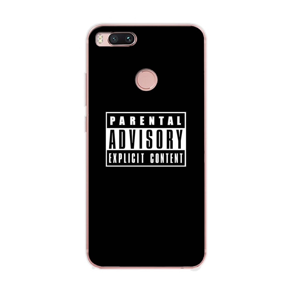 Husa Xiaomi Mi A1 Silicon Gel Tpu Model Parental Advisory Multicolor