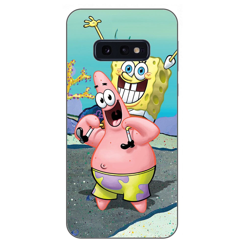 Husa Samsung Galaxy S10e Silicon Gel Tpu Model Spongebob Multicolor