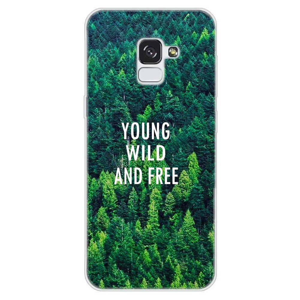 Husa Samsung Galaxy A6 2018 Silicon Gel Tpu Model Wild and Free Multicolor