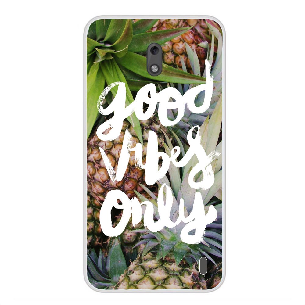 Husa Nokia 2 Silicon Gel Tpu Model Good Vibes Only Multicolor