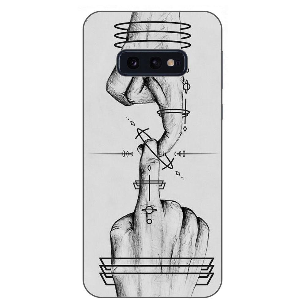 Husa Samsung Galaxy S10e Silicon Gel Tpu Model Universe Touch Multicolor