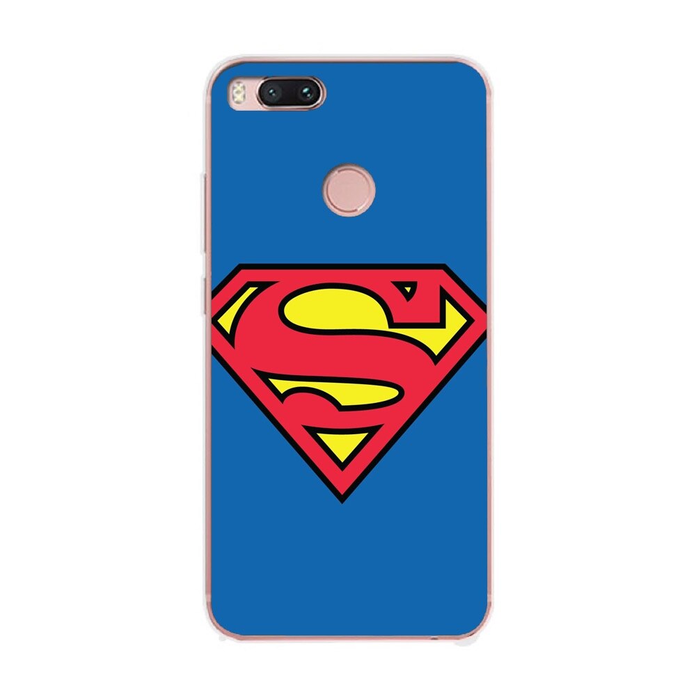 Husa Xiaomi Mi A1 Silicon Gel Tpu Model Superman Multicolor