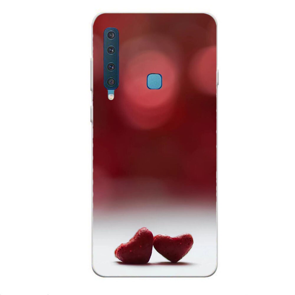 Husa Samsung Galaxy A9 2018 Silicon Gel Tpu Model Little Hearts Multicolor