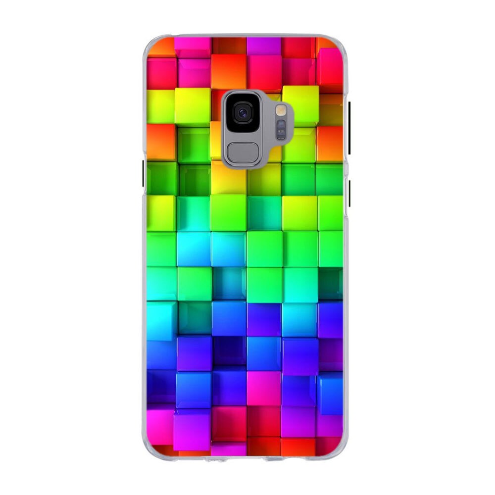 Husa Samsung Galaxy S9 Silicon Gel Tpu Model Colorful Cubes Multicolor