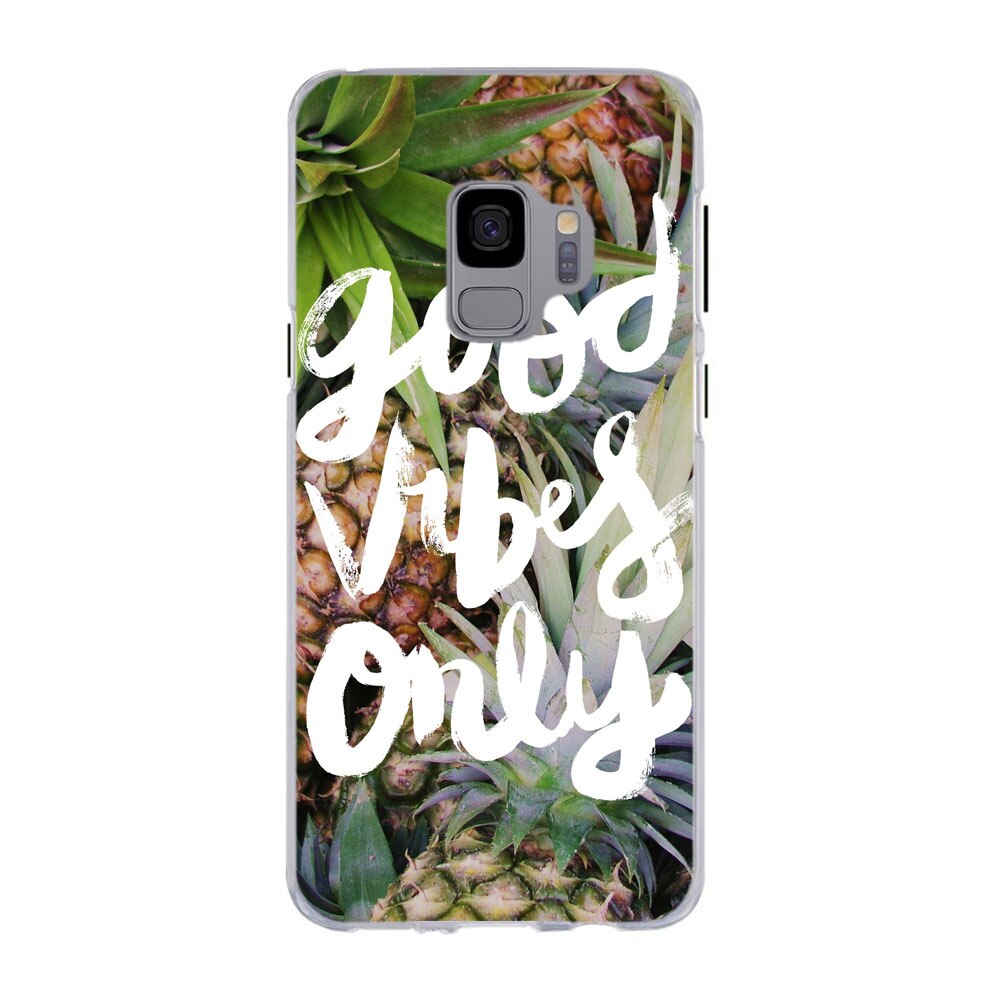 Husa Samsung Galaxy S9 Silicon Gel Tpu Model Good Vibes Only Multicolor
