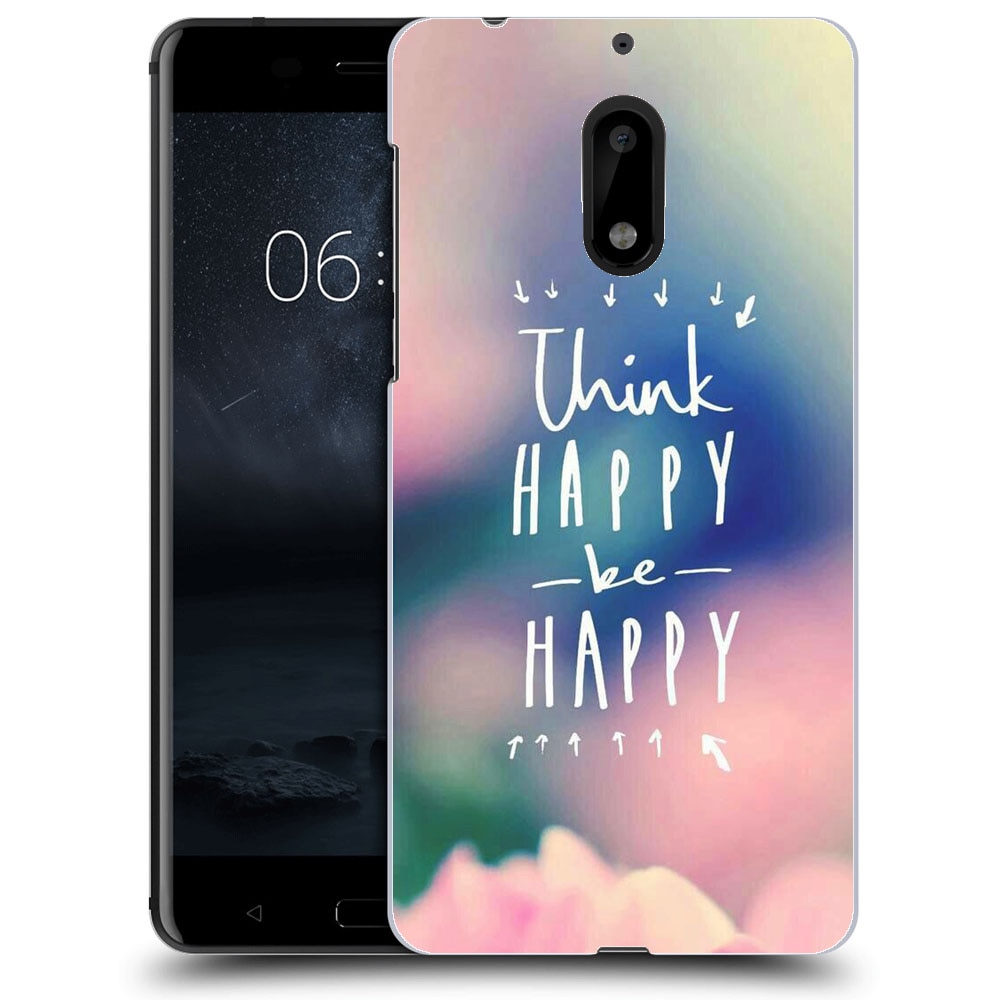 Husa Nokia 6 Silicon Gel Tpu Model Think Positive Multicolor