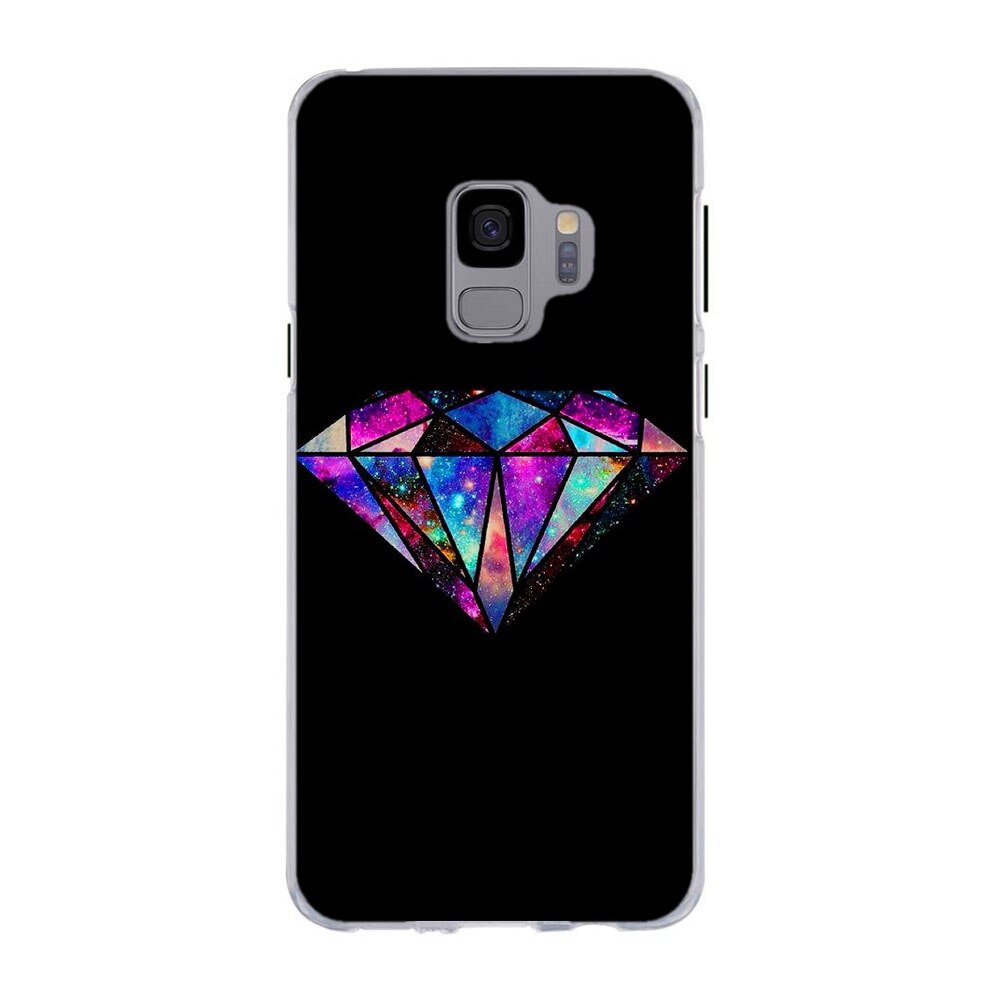 Husa Samsung Galaxy S9 Silicon Gel Tpu Model Diamond Black Multicolor
