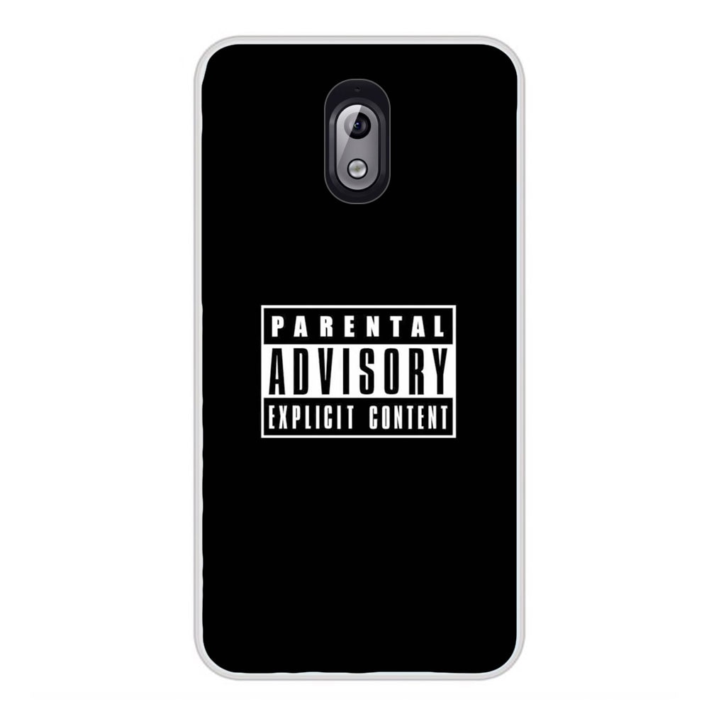 Husa Nokia 3.1 2018 Silicon Gel Tpu Model Parental Advisory Multicolor
