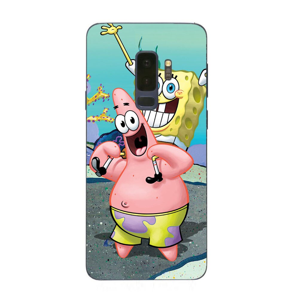 Husa Samsung Galaxy S9 Plus Silicon Gel Tpu Model Spongebob Multicolor