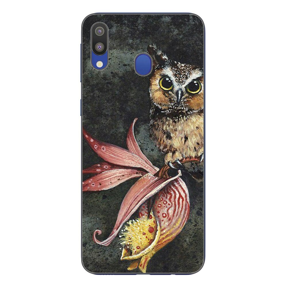 Husa Samsung Galaxy M20 Silicon Gel Tpu Model Owl Painted Multicolor