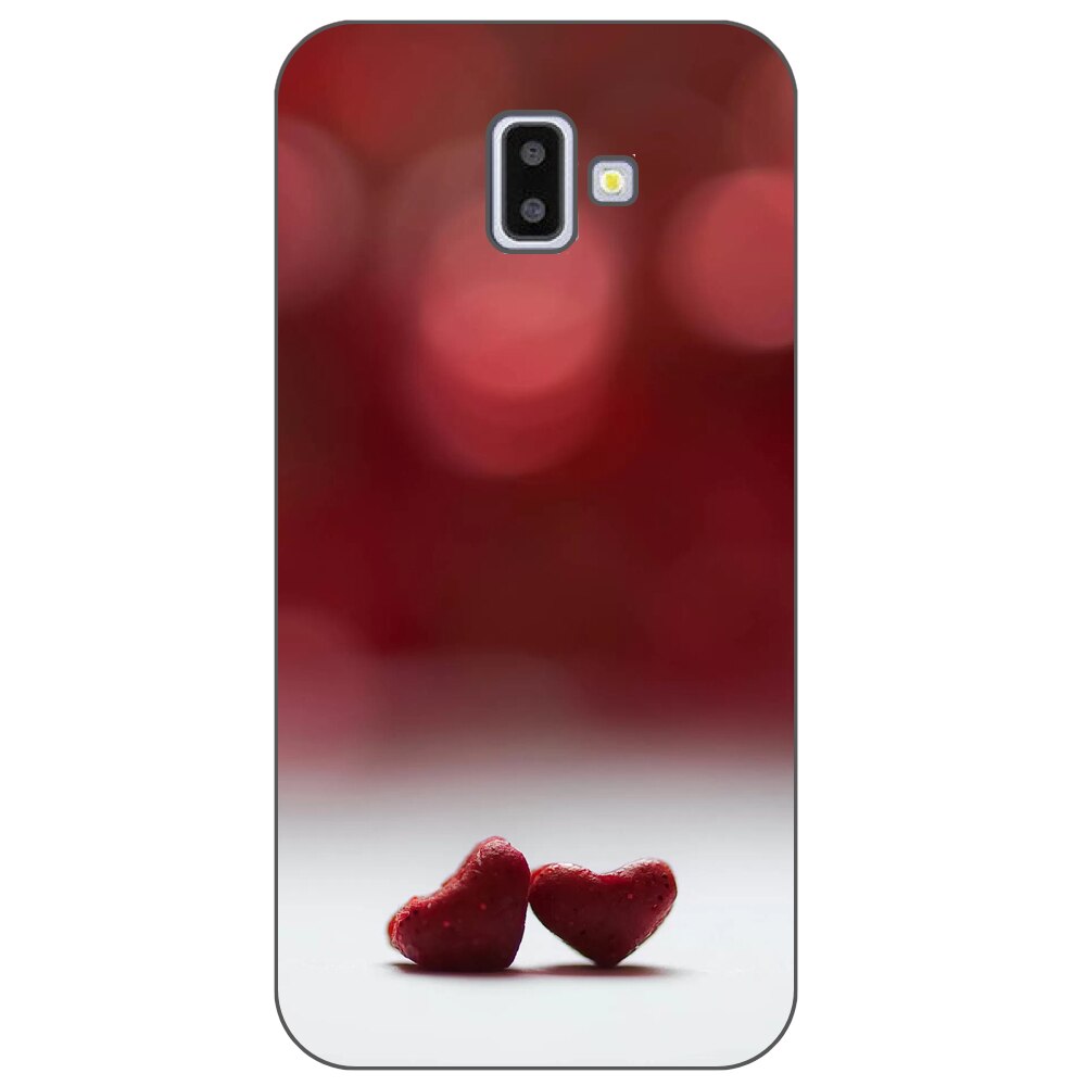 Husa Samsung Galaxy J6 Plus 2018 Silicon Gel Tpu Model Little Hearts Multicolor