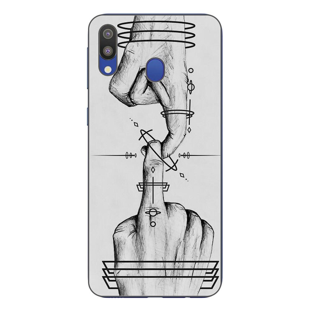 Husa Samsung Galaxy M20 Silicon Gel Tpu Model Universe Touch Multicolor