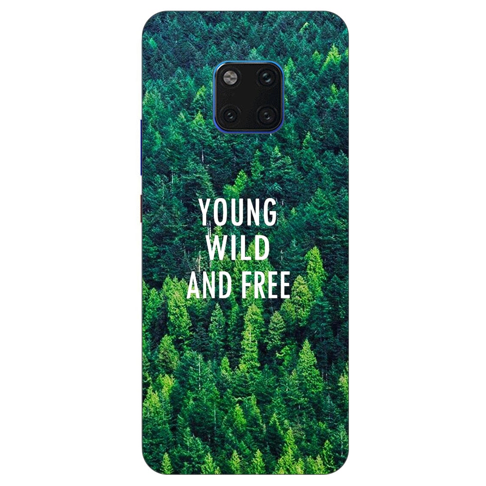 Husa Huawei Mate 20 Pro Silicon Gel Tpu Model Wild and Free Multicolor