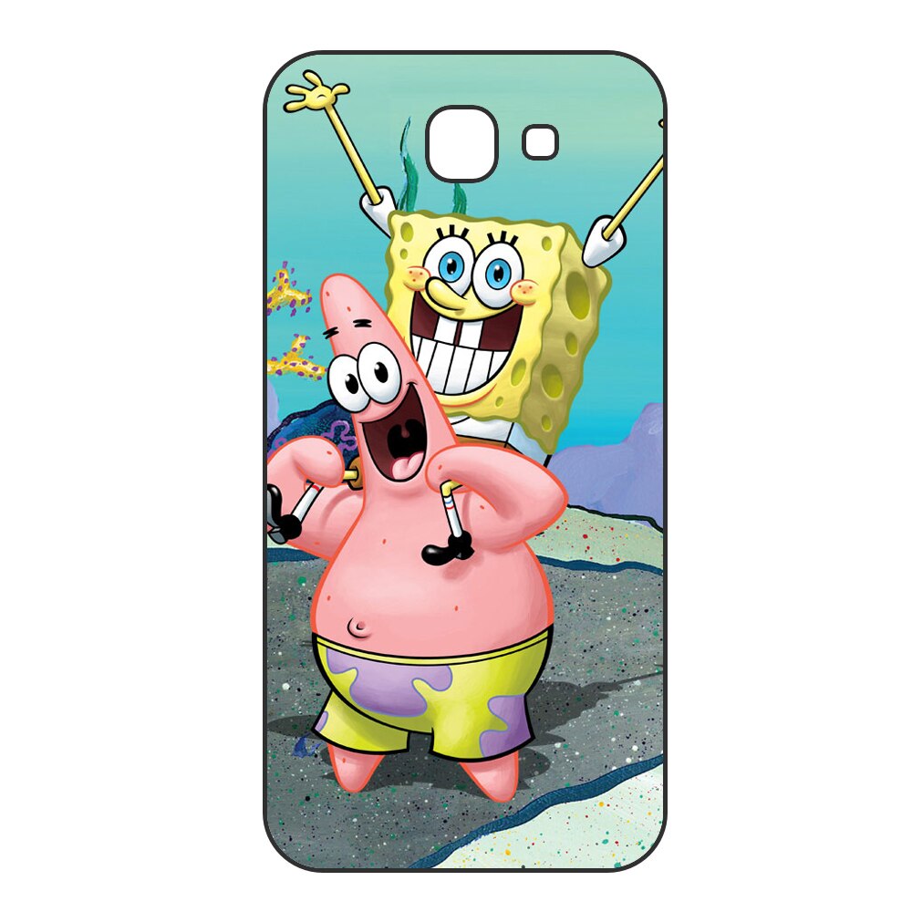 Husa Samsung Galaxy J4 Plus 2018 Silicon Gel Tpu Model Spongebob Multicolor