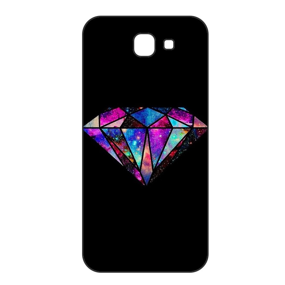 Husa Samsung Galaxy J4 Plus 2018 Silicon Gel Tpu Model Diamond Black Multicolor
