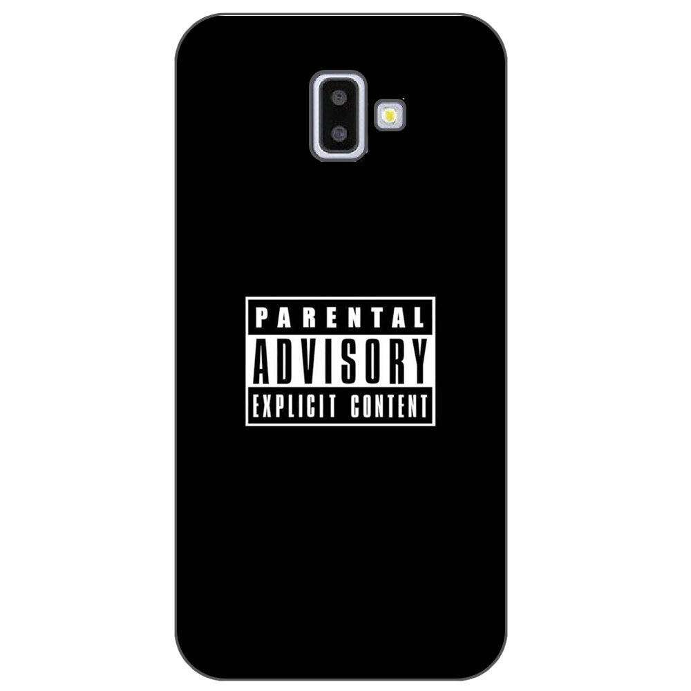 Husa Samsung Galaxy J6 Plus 2018 Silicon Gel Tpu Model Parental Advisory Multicolor