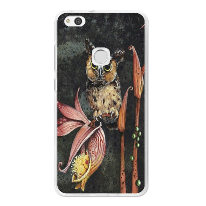 Husa Huawei P10 Lite Silicon Gel Tpu Model Owl Painted Multicolor