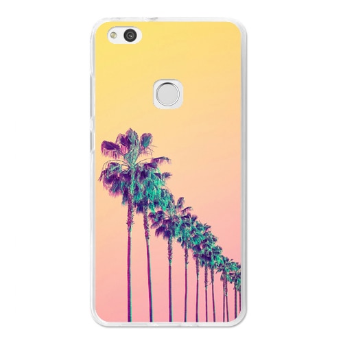 Husa Huawei P10 Lite Silicon Gel Tpu Model Palm Trees Multicolor