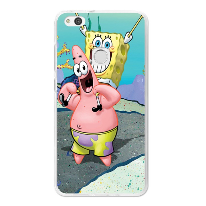 Husa Huawei P10 Lite Silicon Gel Tpu Model Spongebob Multicolor