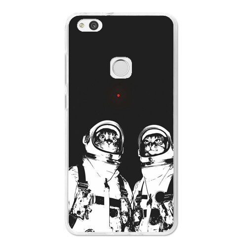 Husa Huawei P10 Lite Silicon Gel Tpu Model Astronaut Cats Multicolor