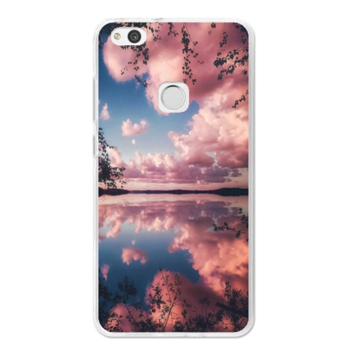 Husa Huawei P10 Lite Silicon Gel Tpu Model Pink Clouds Multicolor
