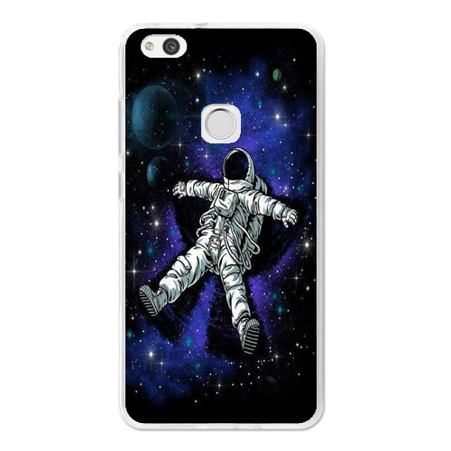 Husa Huawei P9 Lite 2017 Silicon Gel Tpu Model Space Astronaut Multicolor