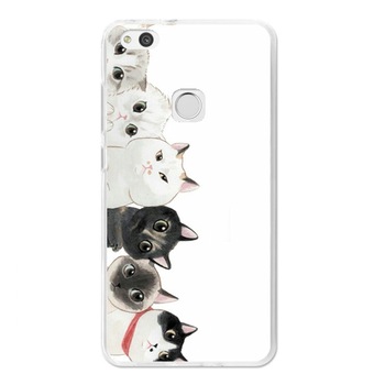 Husa Huawei P10 Lite Silicon Gel Tpu Model Cats Multicolor Husa Huawei P10 Lite Silicon Gel Tpu Model Cats Multicolor