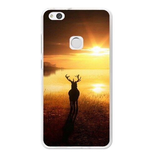 Husa Huawei P10 Lite Silicon Gel Tpu Model Sunset Deer Multicolor