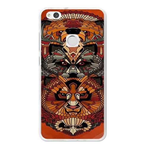 Husa Huawei P9 Lite 2017 Silicon Gel Tpu Model Abstract Totem Multicolor