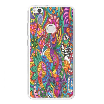 Husa Huawei P9 Lite 2017 Silicon Gel Tpu Model Psychedelic Draw Multicolor Husa Huawei P9 Lite 2017 Silicon Gel Tpu Model Psychedelic Draw Multicolor