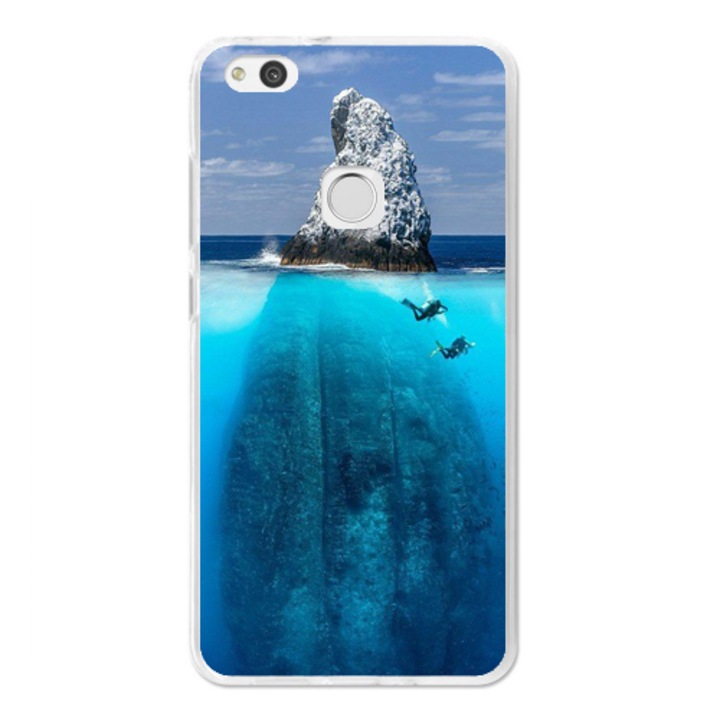Husa Huawei P10 Lite Silicon Gel Tpu Model Subacvatic Cliff Multicolor
